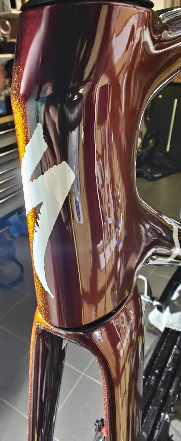 Fietsframe met beschermende nano-coating laag