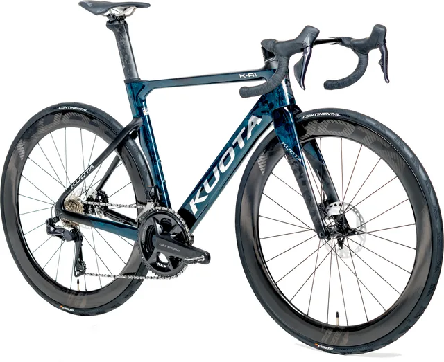 Kuota K-A1 racefiets in petrolblauw