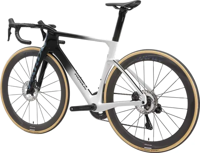 Pardus Spark Gen4 aero-racefiets in wit en zwart